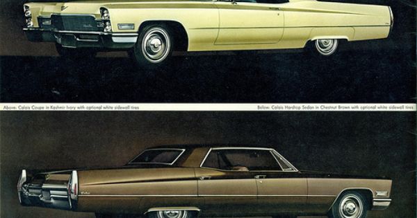 Cadillac automobile - 1968 Cadillac Calais 2 and 4 Door Hardtops