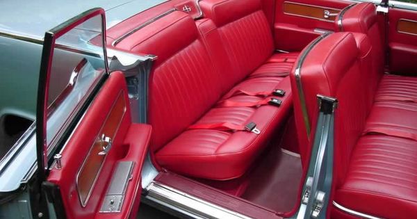 1963 Lincoln Continental Convertible Interior | See more about Lincoln Continental, Lincoln and Suicide.
