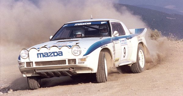 Mazda RX-7  During the 1980s, Mazda RE vehicles were successful on the World Rally Championship circuit, including a 3rd place finish at the tough Acropolis Rally in 1985 | See more about Mazda, 1980s and Vehicles.