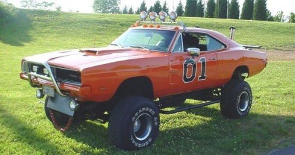 1969 Dodge Charger 4X4 General Lee  Was never that big a fan but in this case :) | See more about 1969 Dodge Charger, General Lee and Dodge Chargers.