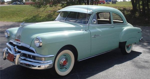 1952 PONTIAC CHIEFTAIN 2 DOOR - My first car except in black. | See more about First Car, Doors and Sun.