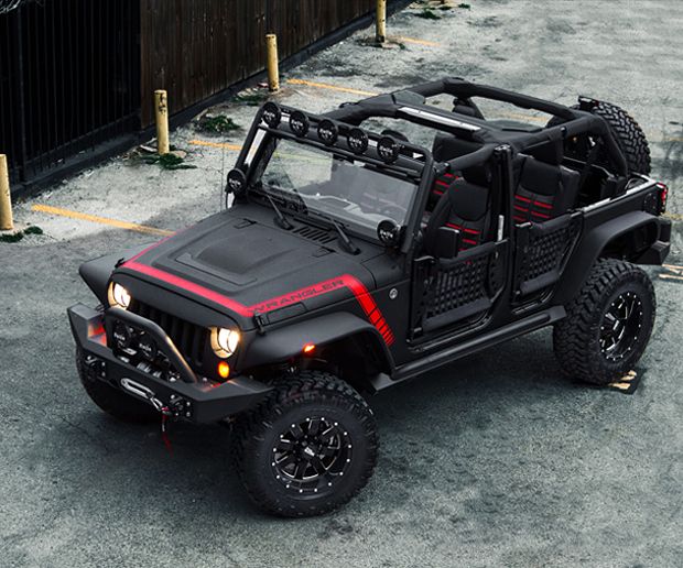 Starwood Motors El Diablo: Custom Jeep Wrangler. | See more about Custom Jeep, Jeep Wranglers and Jeeps.