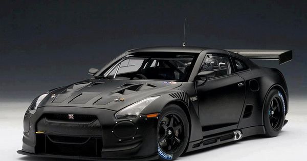 Matte black tricked out Nissan GTR. Body kit, spoiler and a custom hood. | See more about Nissan, Matte Black and Racing.