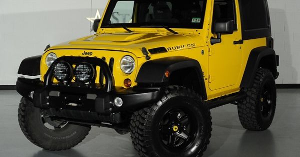 Custom yellow Jeep Wrangler by Starwood Motors | See more about Jeep Wranglers, Jeep Wrangler Rubicon and Jeeps.