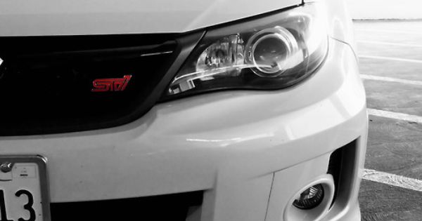 Subaru STI. Best white color on the market | See more about Subaru, White Colors and Cleanses.