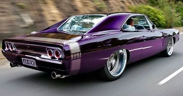 68 Charger...not my favorite color, but other than that.....nice! | See more about Dodge Chargers, Purple and 1968 Dodge Charger.