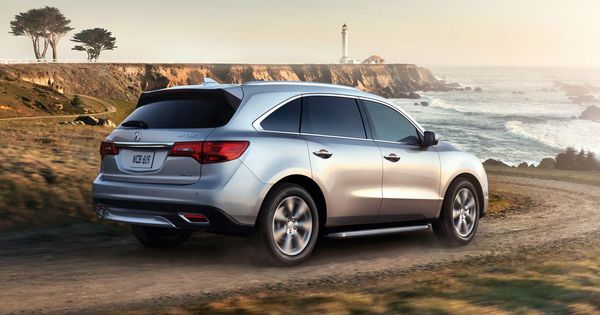2014 Acura MDX SH-AWD with Advance and Entertainment Packages and accessories in Silver Moon | See more about Moon and Silver.