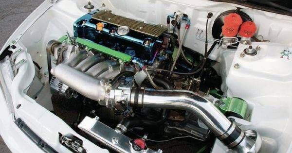 1994 Honda Civic Cx Hatch Tucked Engine Bay | See more about Honda Civic and Engine.