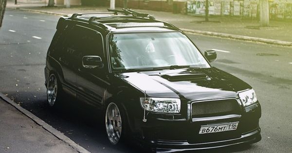 Check out this super clean VIP inspired Subaru Forester XT all the way from Russia. | See more about Subaru Forester, Subaru and Cleanses.