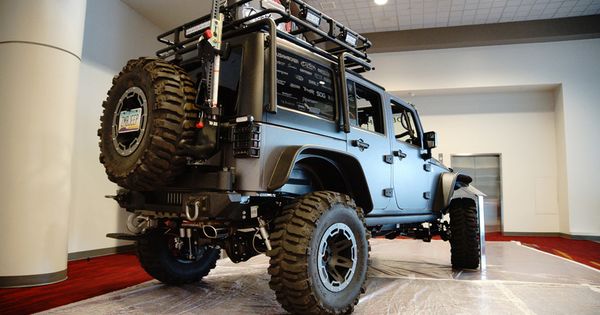 2013 SEMA Project Doomsday Jeep JK Wrangler 4-Door | See more about Jeep Jk, Jeeps and Jeep Wranglers.