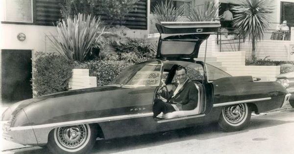 Jack Lemon in a 1963 Ford Cougar Concept Car | See more about Ford, Concept cars and Cars.