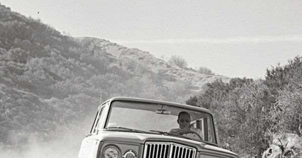 Jeep Wagoneer 4x4 testing its independent front suspension. | See more about Jeep Wagoneer, 4x4 and Jeeps.