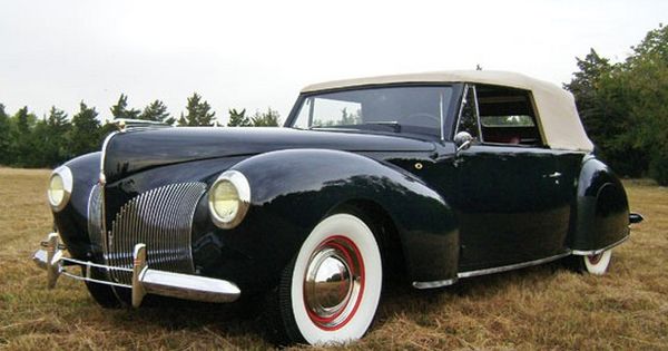 1940 Lincoln-Zephyr Continental Cabriolet. | See more about Lincoln and Lincoln Continental.