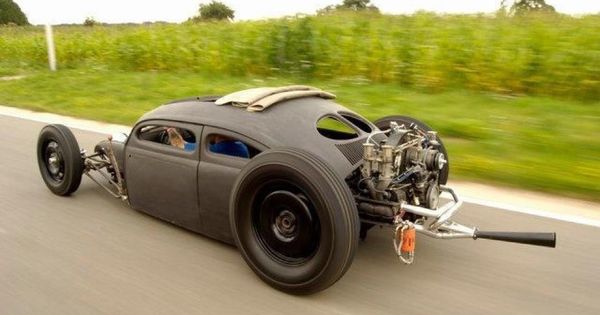 bathtub with a roof... and a giant engine!!! | See more about Rat Rods, Rats and Engine.