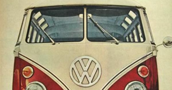 Introducing the 2 family car. (vintage ad Volkswagen VW Bus 1966) | See more about Vw Bus, Volkswagen and Buses.