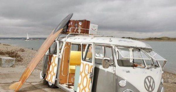 Boards and a bus - what else do you need? #Volkswagen #Beach #Adventure #RoadTrip #Wanderlust #VW #SurfsUp | See more about Vw Camper, Buses and Campers.