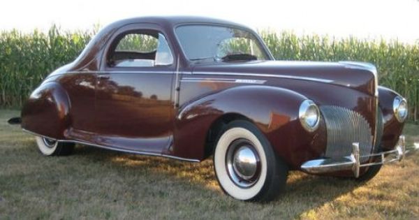 1940 Lincoln Zephyr 3-Passenger V12 Coupe | See more about Lincoln.