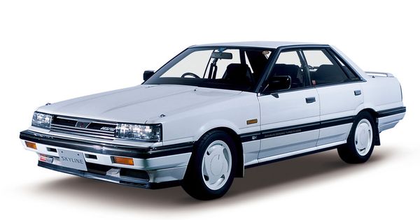 Skyline 4-door Hardtop GTS Twin-cam 24V Turbo (1986) | See more about Nissan Skyline, Nissan and Twin.