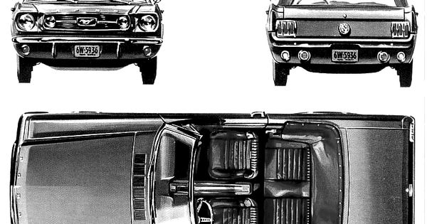 1966 Ford Mustang GT Convertible blueprints | See more about Ford and Cars.
