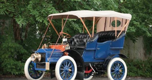 1904 Cadillac Model F, 4 passenger touring | See more about Models, Cars and Lights.