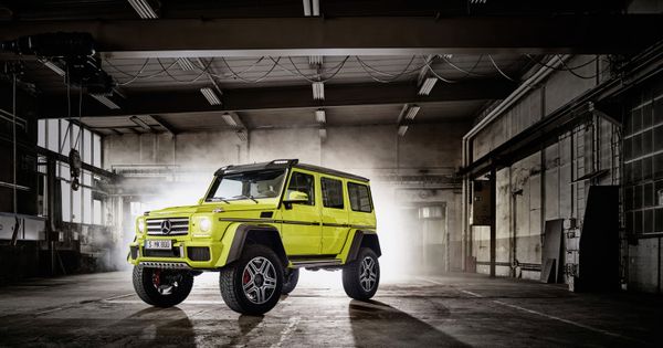 Mercedes-Benz G500 4x4 squares up for production | See more about Mercedes G, 4x4 and Squares.