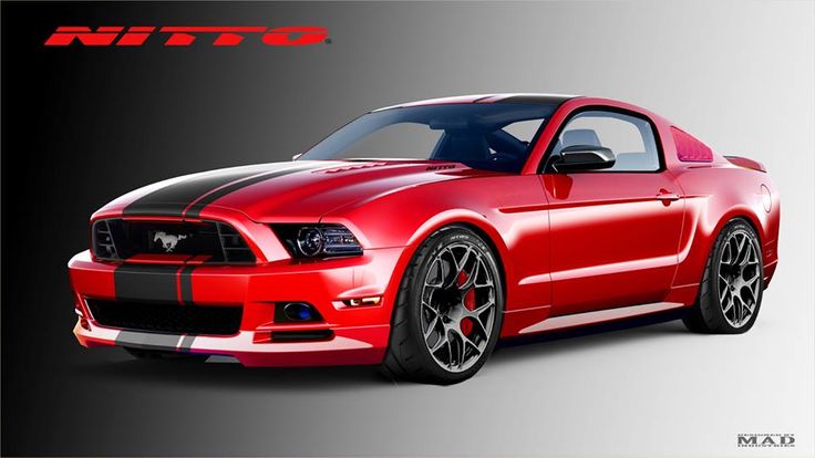 2014 Ford Mustang GT created by Nitto Tire | See more about Ford.