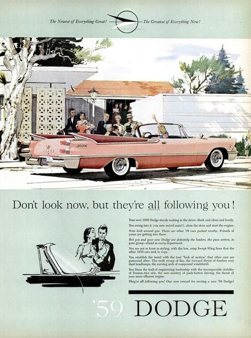 1959 Dodge Custom Royal Lancer Convertible | See more about Royals, Tumblr and Pink.