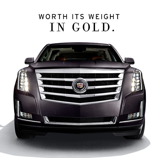 Worth its weight in gold. The next generation 2015 Escalade. #StPatricksDay | See more about Worth It, Weights and Html.