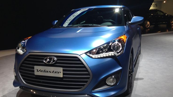 Photo: 2016 Hyundai Veloster unveiled at the Chicago Auto Show | See more about Hyundai Veloster, Autos and Photos.