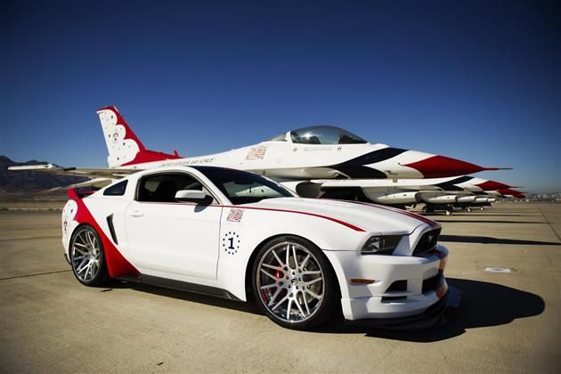2014 Ford Mustang GT US Air Force Thunderbirds Edition | See more about Air Force and Ford.