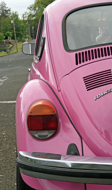 Pink #VW #Beetle #ClassicCar QuirkyRides.com | See more about Pink, Beetles and Vw Bugs.