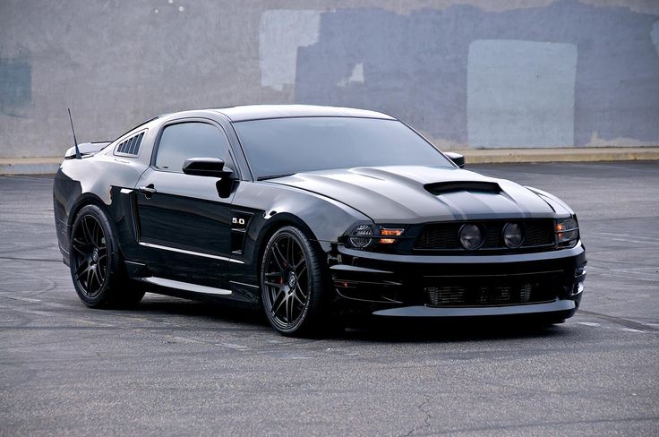 Top 20 Mustangs | 2011 Ford Mustang V8 5 . 0 GT/CS Black Coupe MT - (Mods in my profile ... | See more about Ford, Hoods and Vehicles.