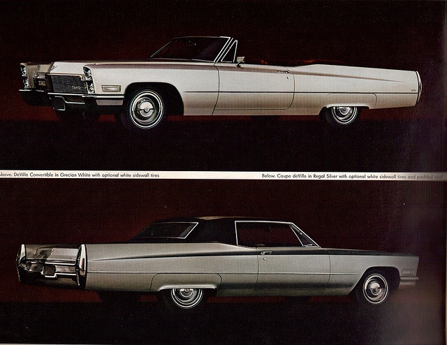 1968 Cadillac deVille Convertible and Coupe deVille