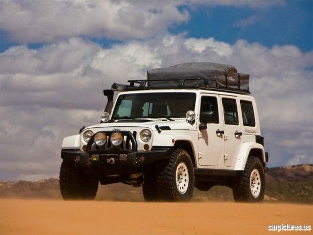 Jeep Wrangler Overland.  Going to need some kind of bug-out vehicle. So, why not a Jeep? | See more about Jeep Wranglers, Jeeps and White Jeep Wrangler.