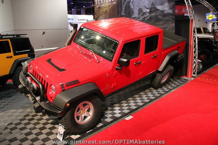 When are we going to see Jeeps like this somewhere besides #SEMA (and with a diesel option)? | See more about Jeeps, Expedition Vehicle and Vehicles.