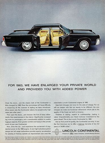 Lincoln auto - 1963 Lincoln Continental Sedan