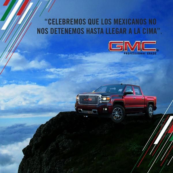 Red GMC Sierra truck ( Mexican Spanish ad) | See more about Spanish, Trucks and Red.