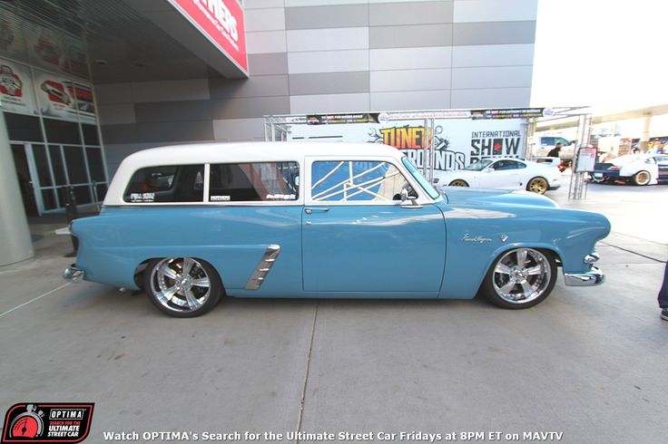 1953 Ford Ranch Wagon at the 2014 #SEMA Show in Las Vegas #ProTouring | See more about Ford and Las Vegas.